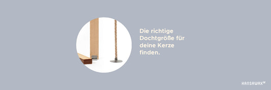 die richtige dochtgröße für kerzen berechnen und wählen