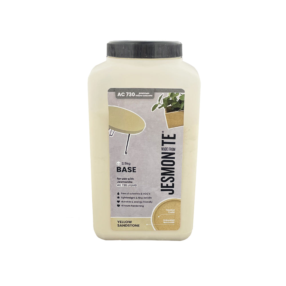 AC730 Base Pulver in der Farbe Yellow Sandstone zum Herstellen von Jesmonite Zement auf Harz basis