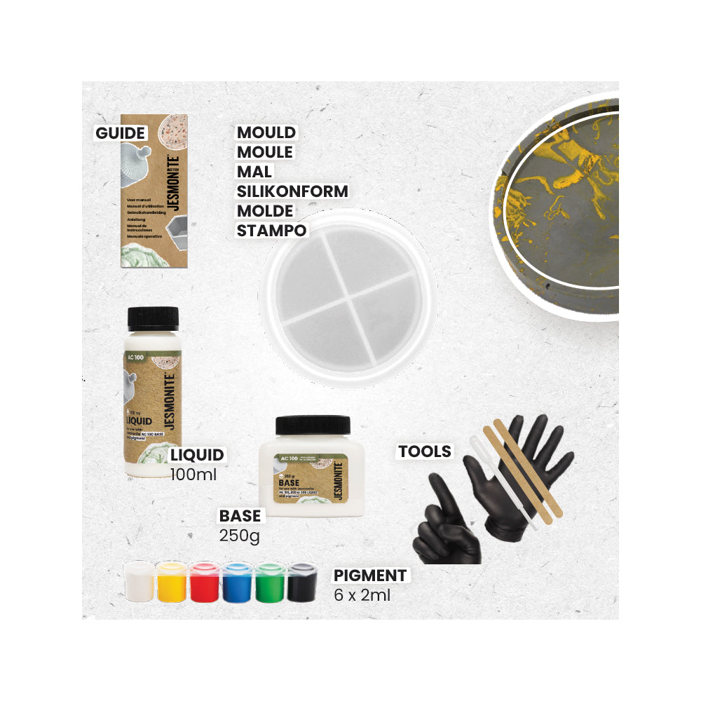 Starter Kit mit Silikonform von Jesmonite