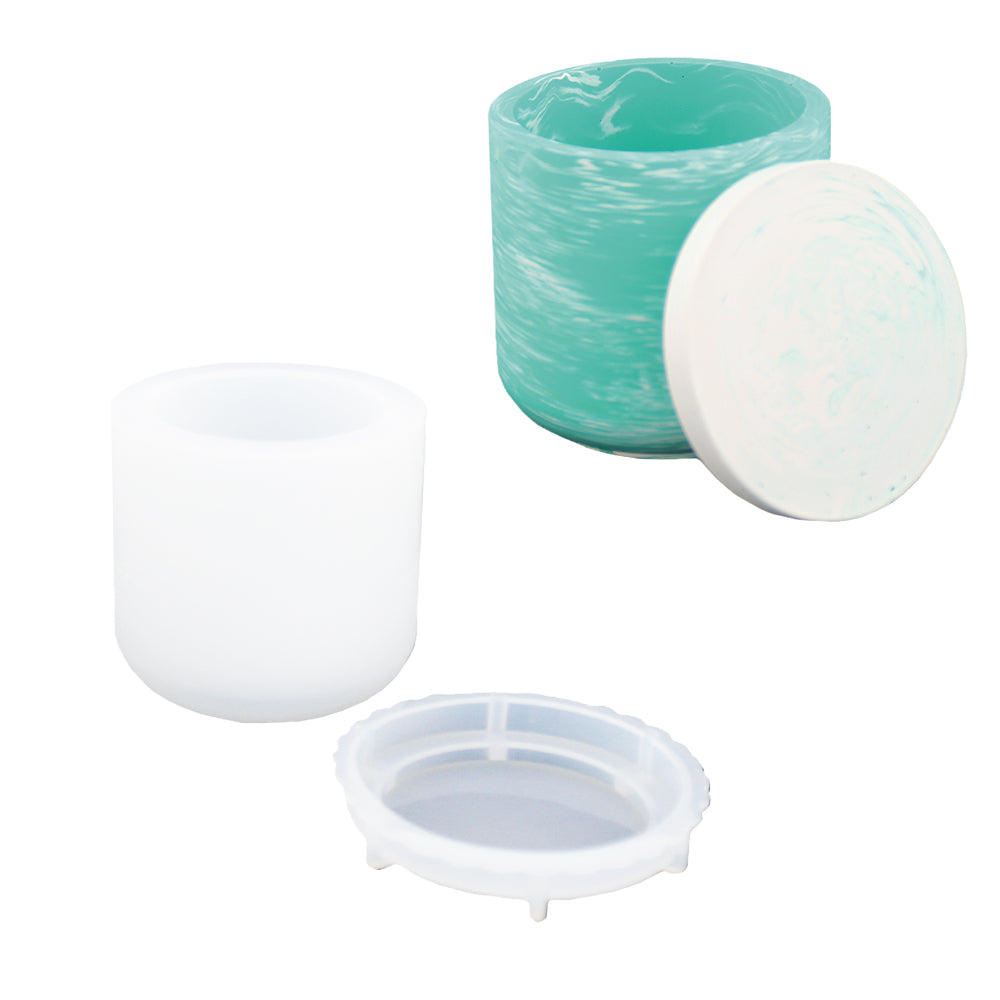 Silikonform für Gießmasse zum erstellen eines Topfes