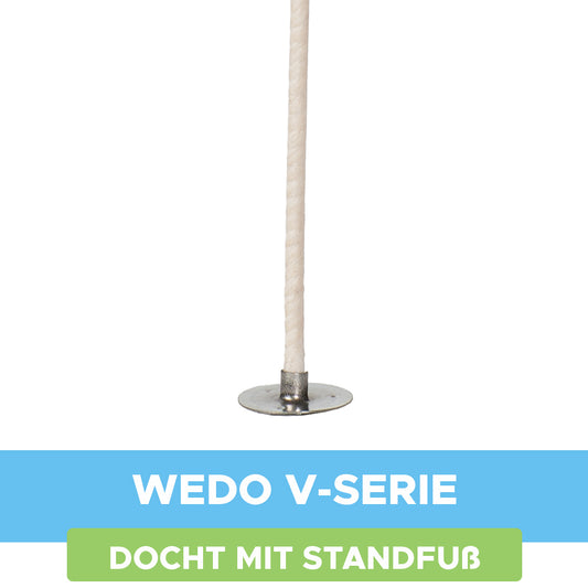 Baumwolldocht Wedo V-Serie mit Fuß