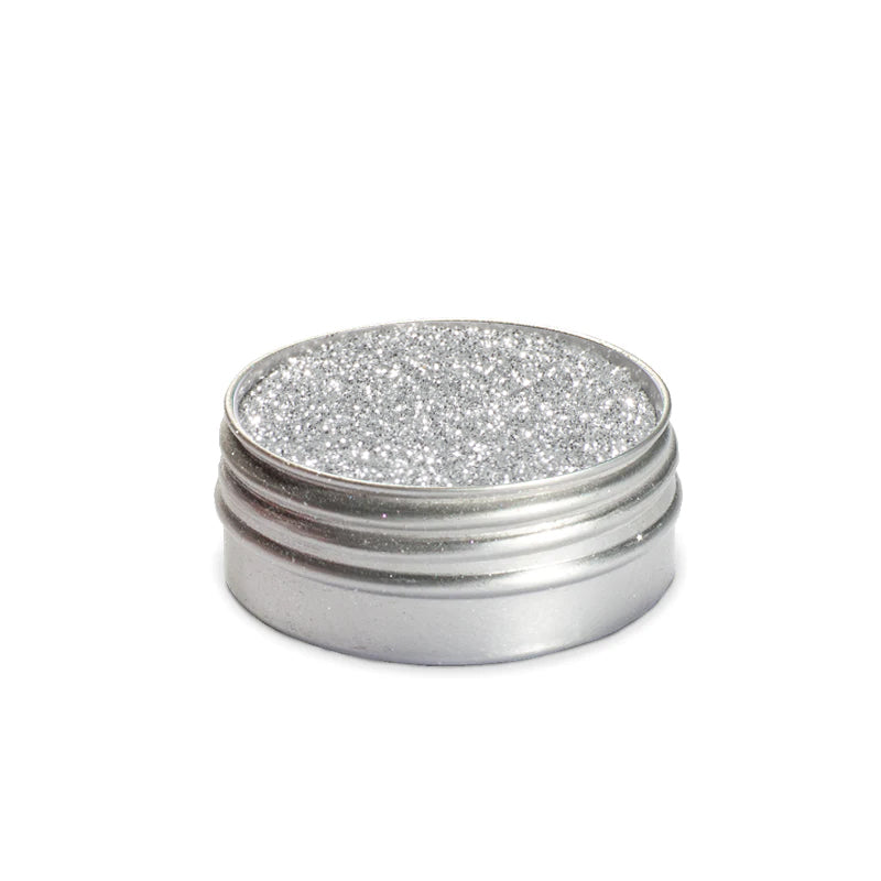 Natürliches Glitter: Silver