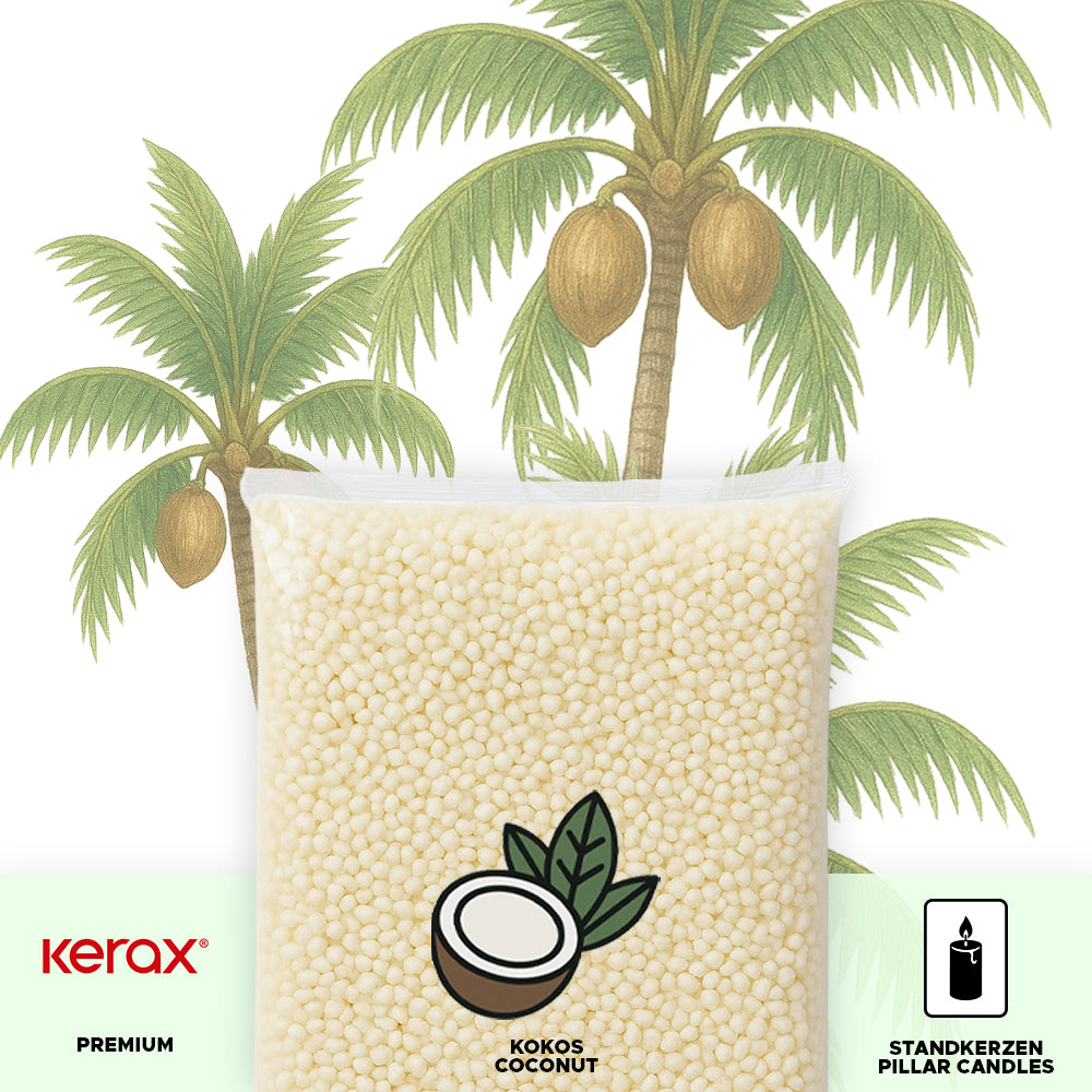 Coconut wax for pillar candles 'EcoCoco Pillar'