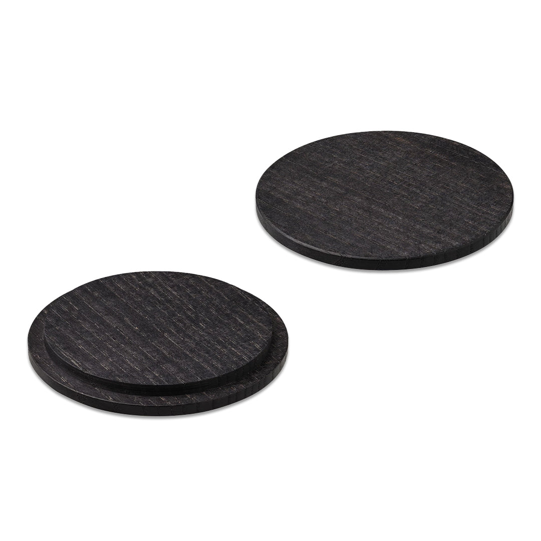 Wooden lid for candle glass Berlino - Black