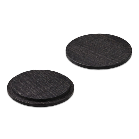 Wooden lid for candle glass Berlino - Black