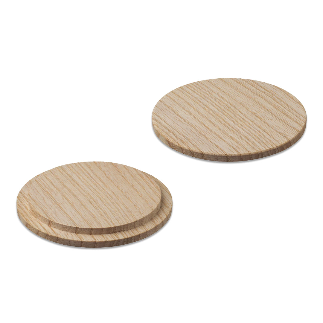 Wooden lid for candle glass Berlino - Natural