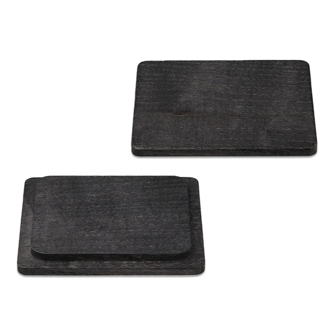 Wooden Lid for Candle Glass Parigi - Black