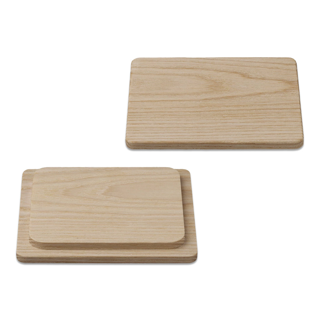 Wooden lid for candle glass Parigi - Natural