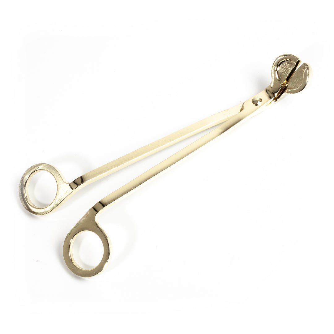 Wick scissors in gold