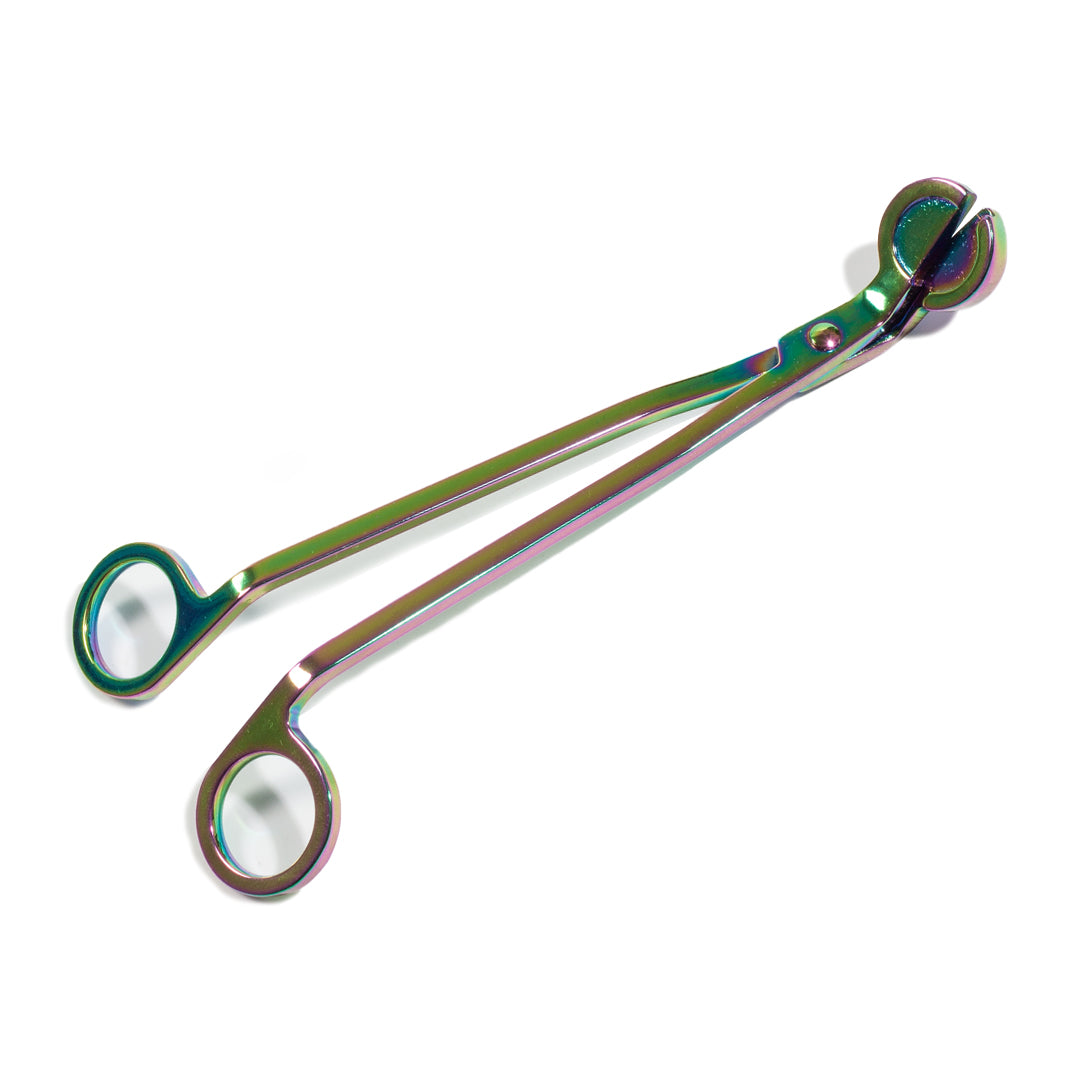 Wick scissors in rainbow colors