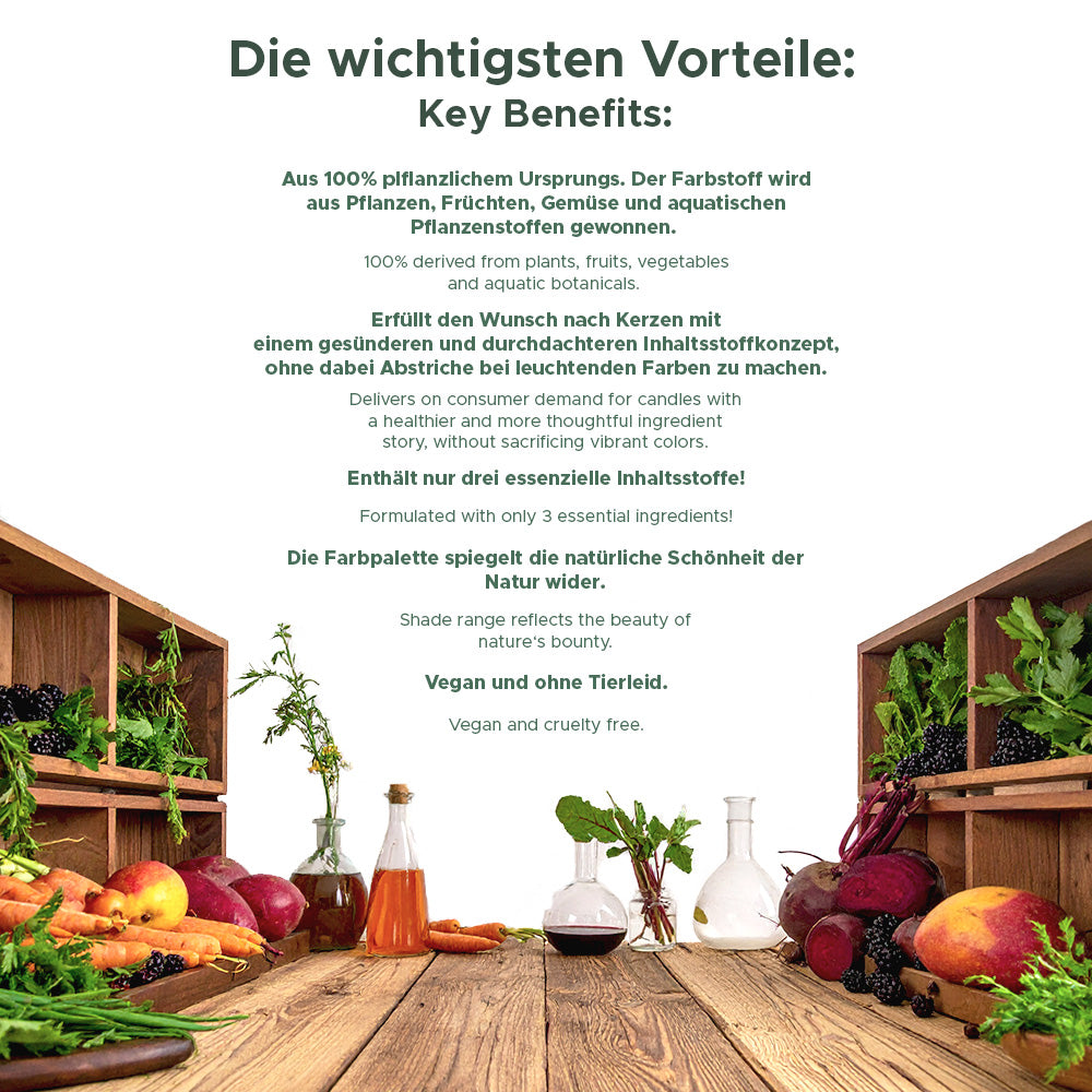 Natural Candle Dye: Orange Carrot