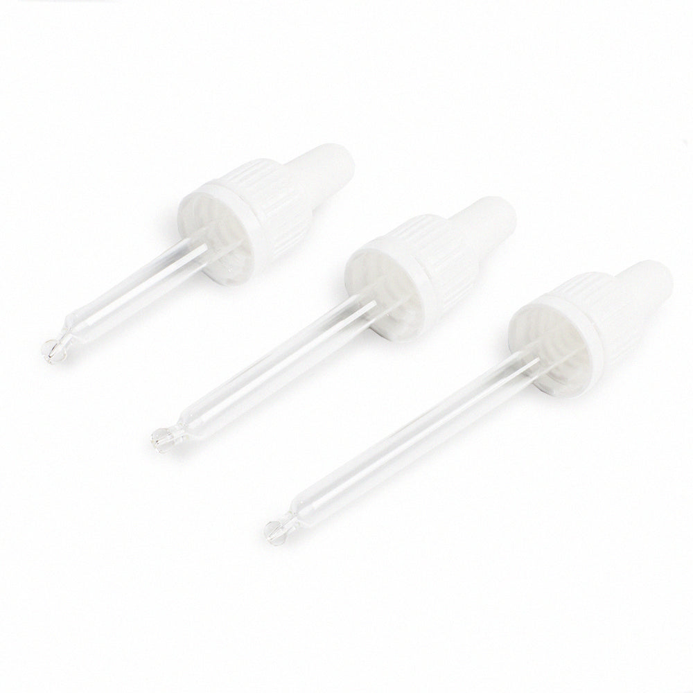 Schraubdeckel verschluss aus kunststoff mit pipette aus glas zum dosieren von duftöl für die kerzenherstellung