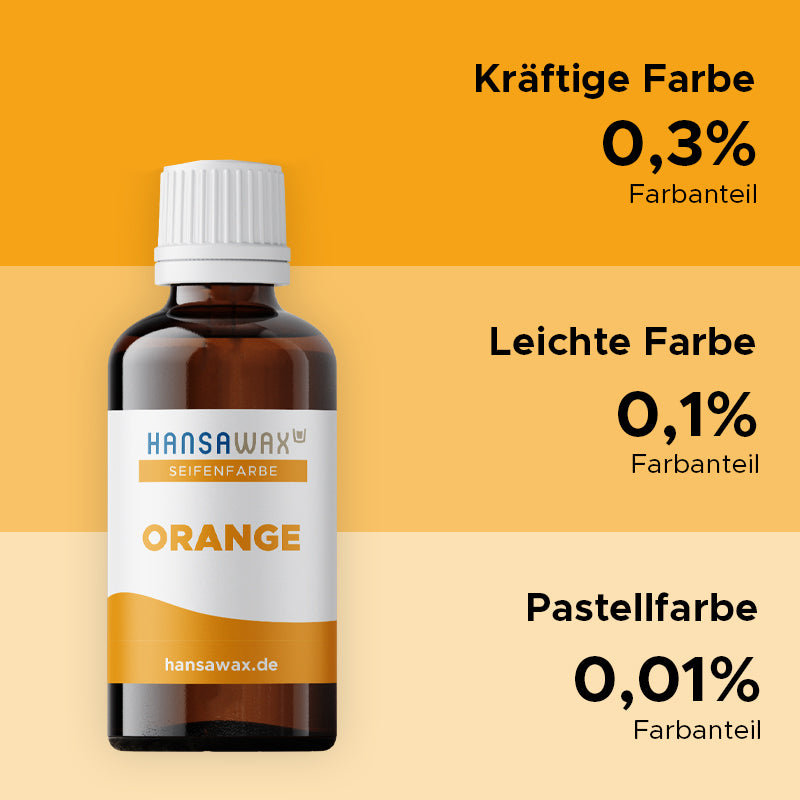 Couleur du savon : Orange
