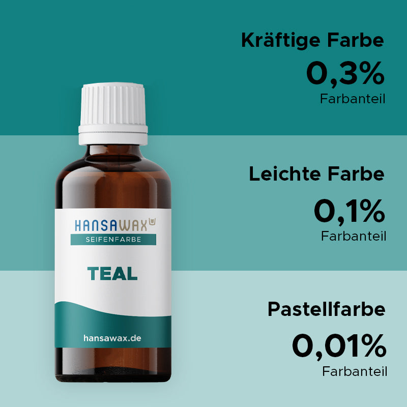 Soap color: Teal
