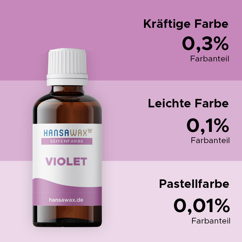 Couleur du savon : Violet