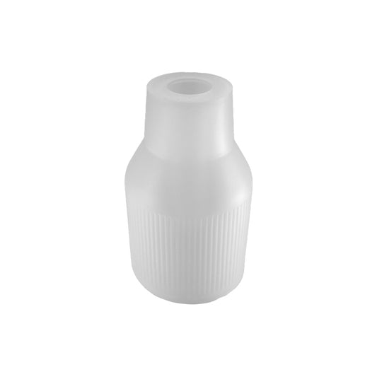 Silikonform zur Herstellung einer kleinen Vase mit Gießmasse wie Jesmonite, Keraflott oder Raysin