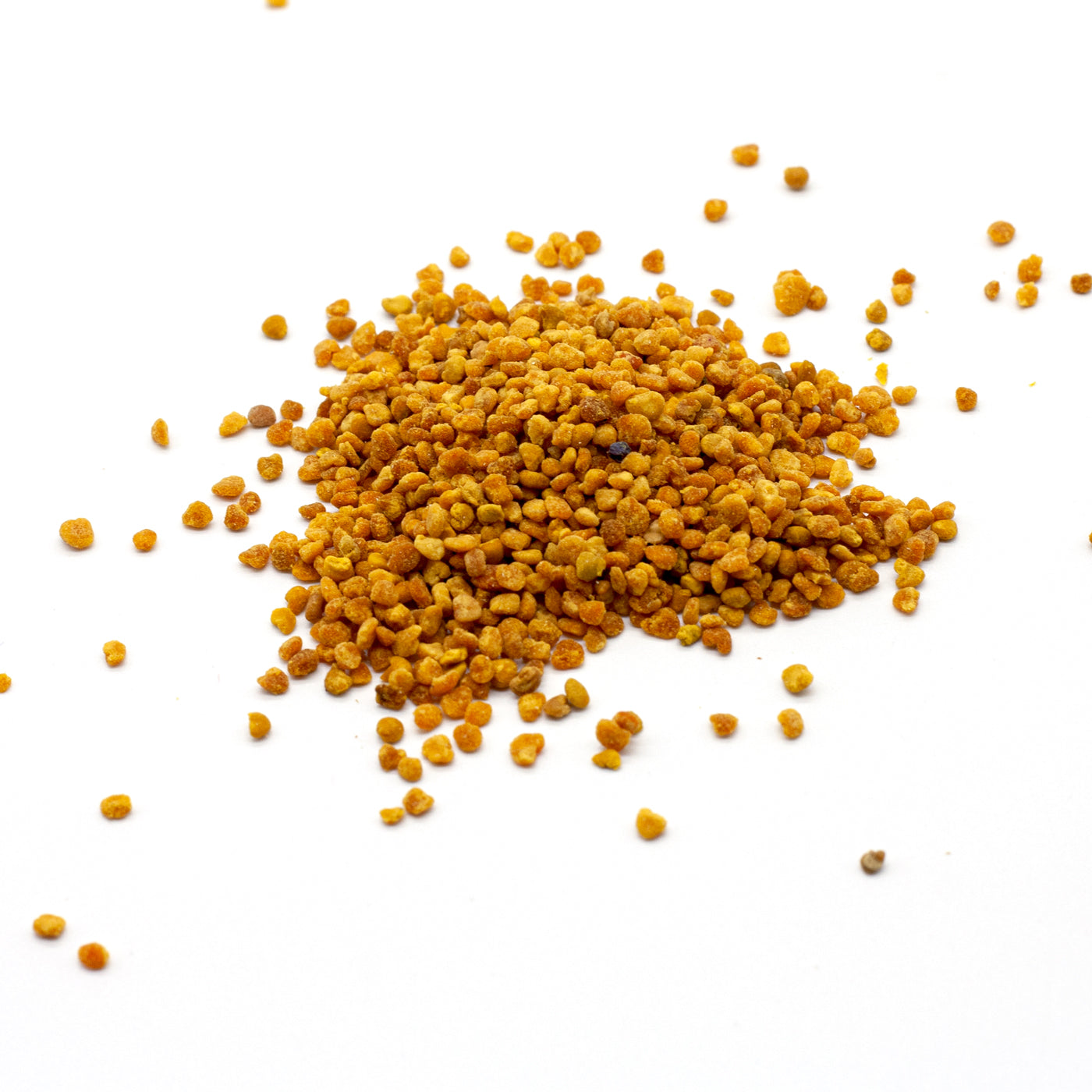 Getrocknete Blütenpollen zur Deko von Kerzen