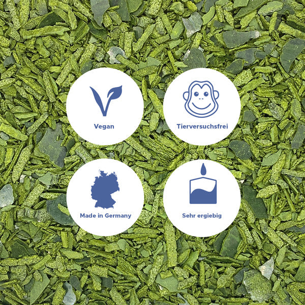 Candle color pastel green