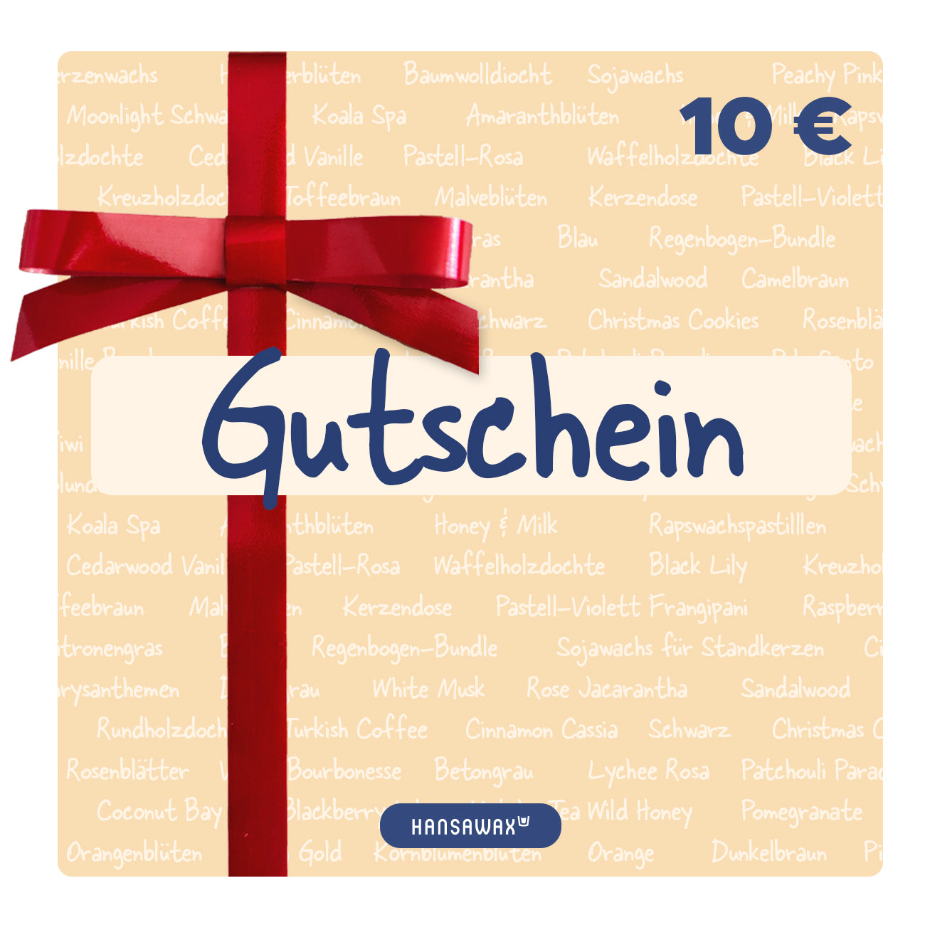 Hansawax Geschenkgutschein