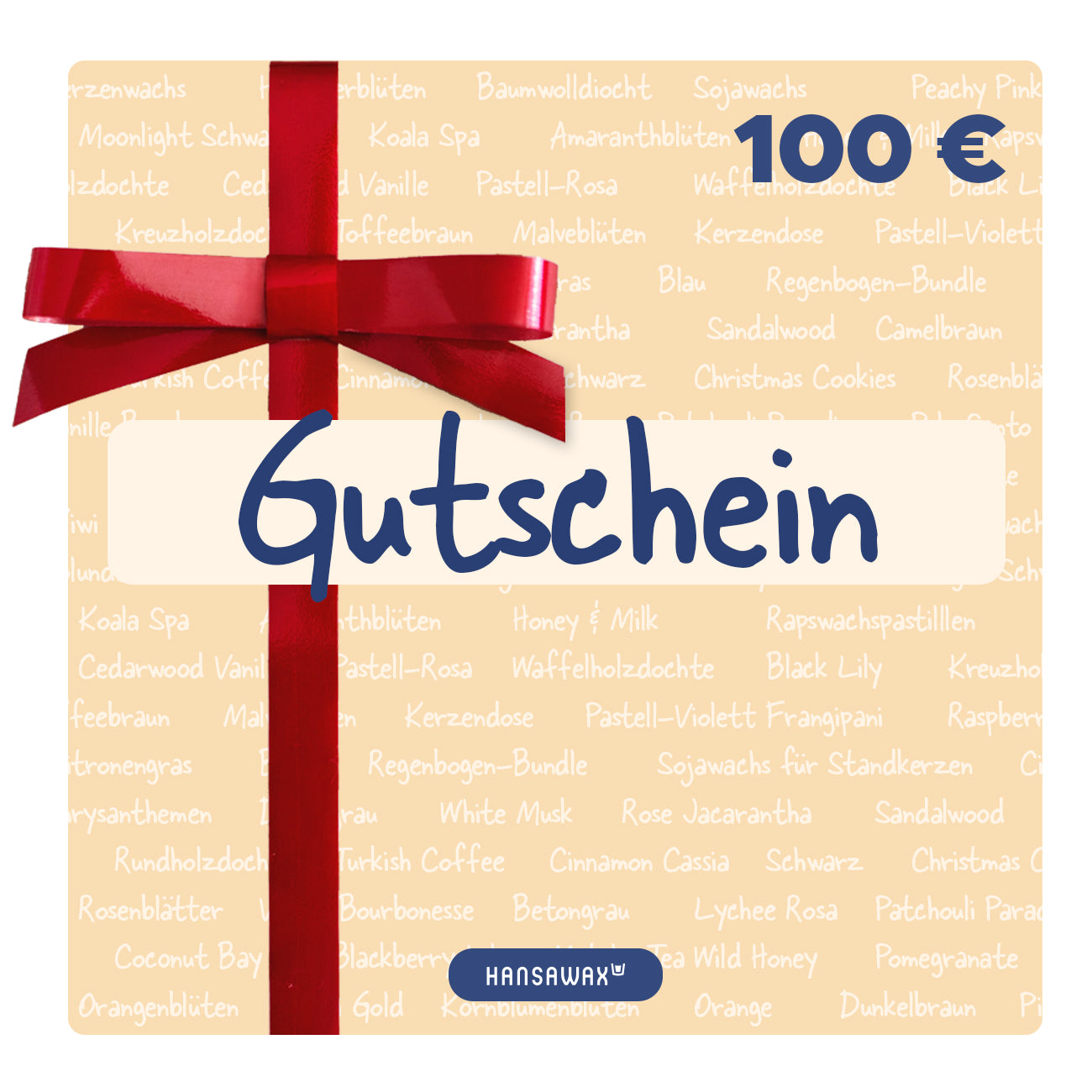 Hansawax Geschenkgutschein