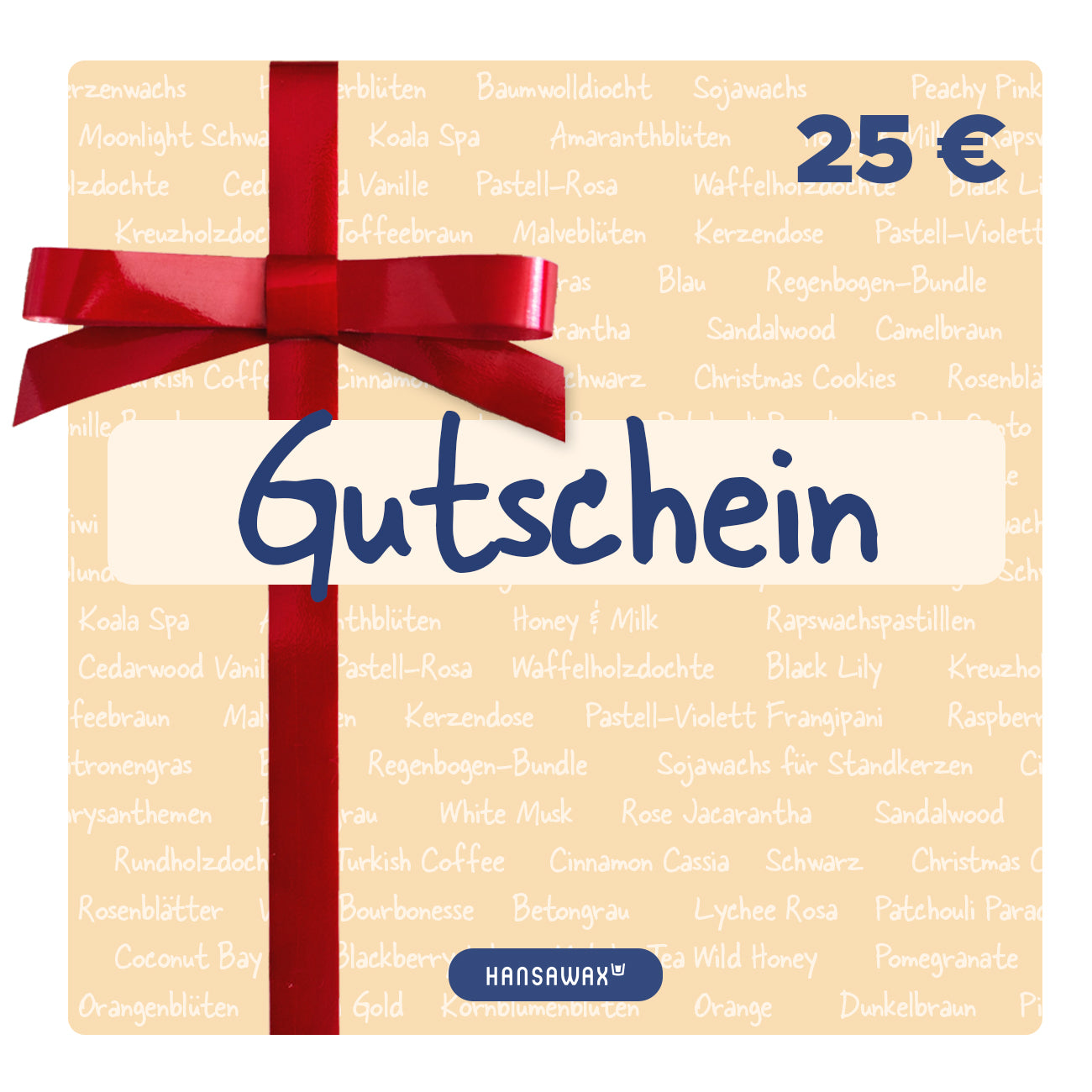 Hansawax Geschenkgutschein