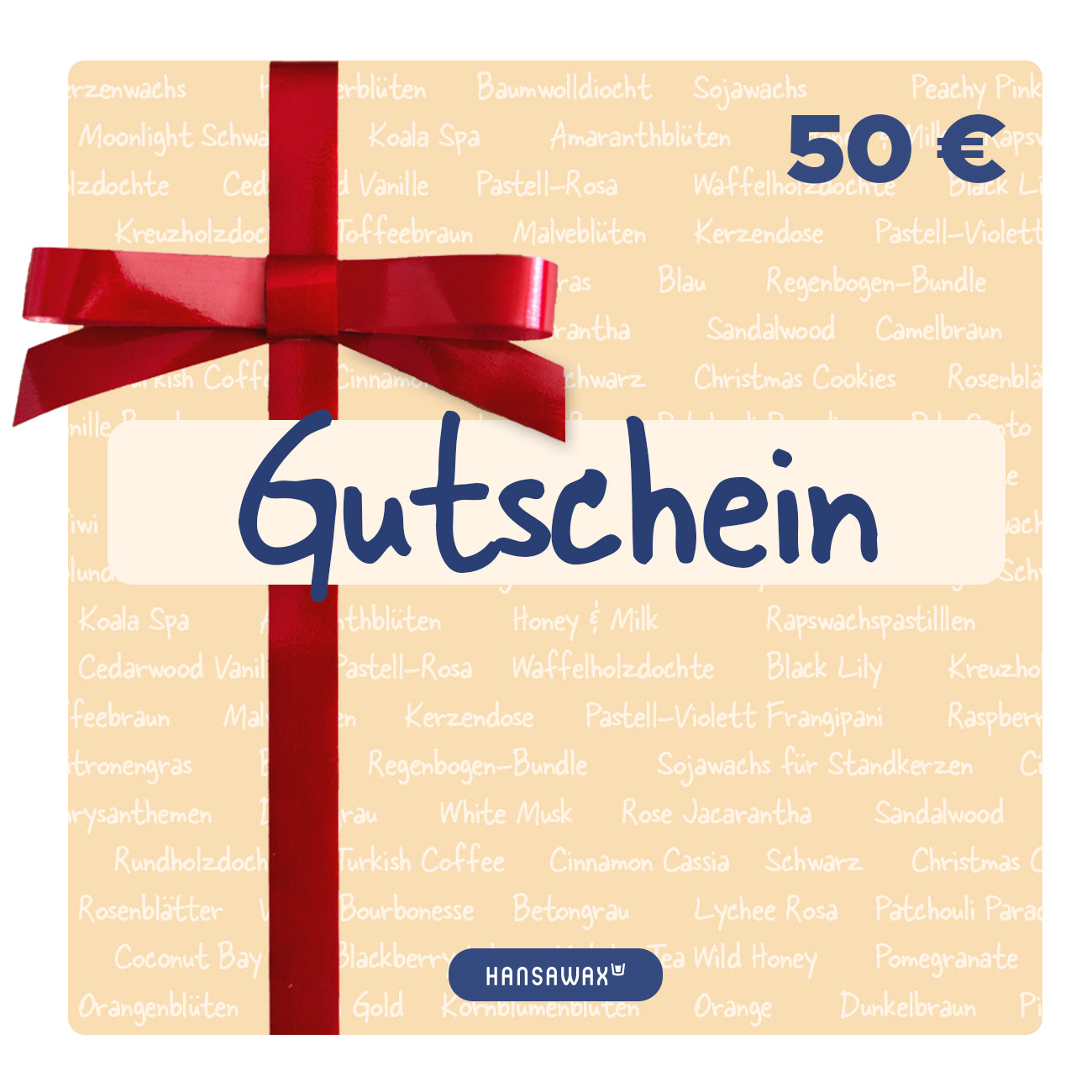 Hansawax Geschenkgutschein