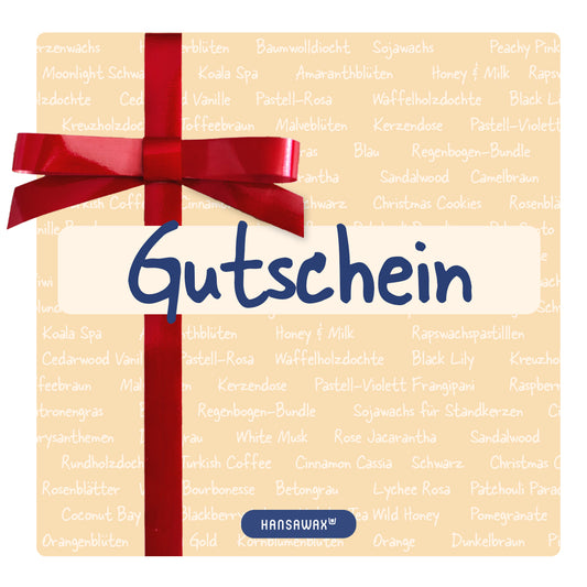 Hansawax Geschenkgutschein