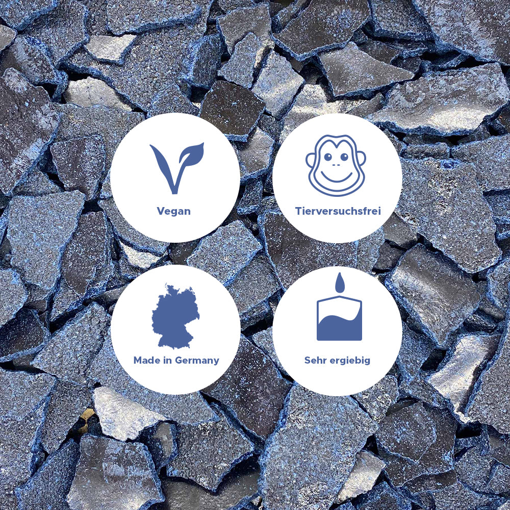 Candle color pastel blue