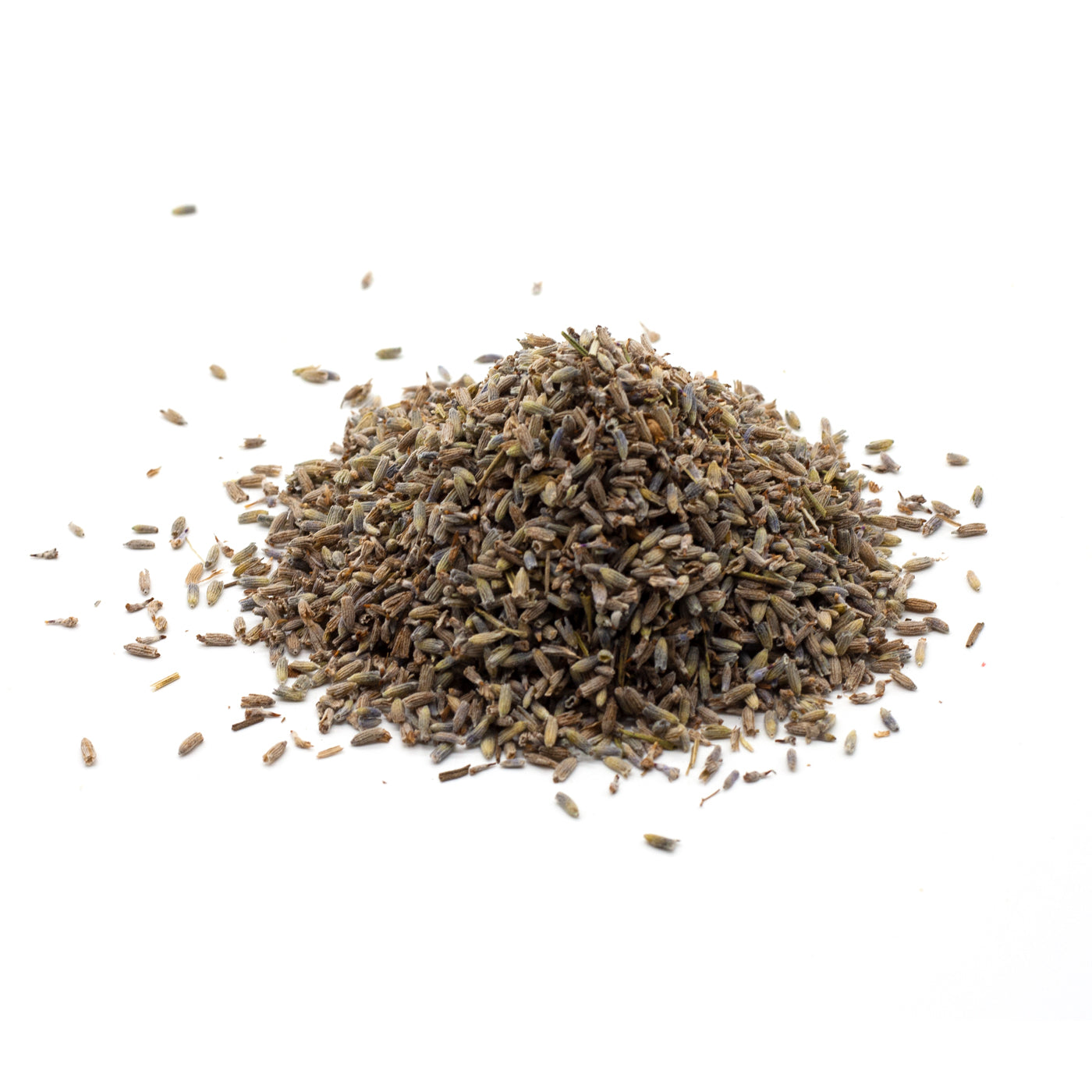 Getrocknete Lavendelblüten zur Dekoration von Kerzen