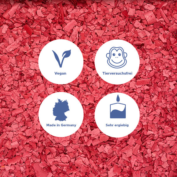 Couleur de bougie rose pastel