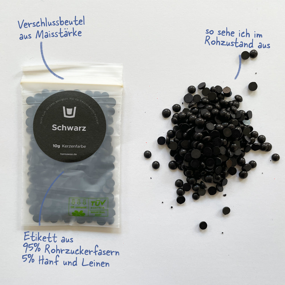 Candle color black