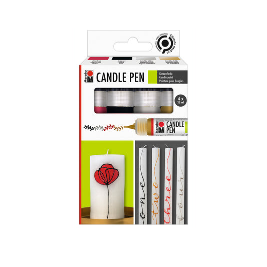 Marabu Candle Pen Bundle: Set of 4 