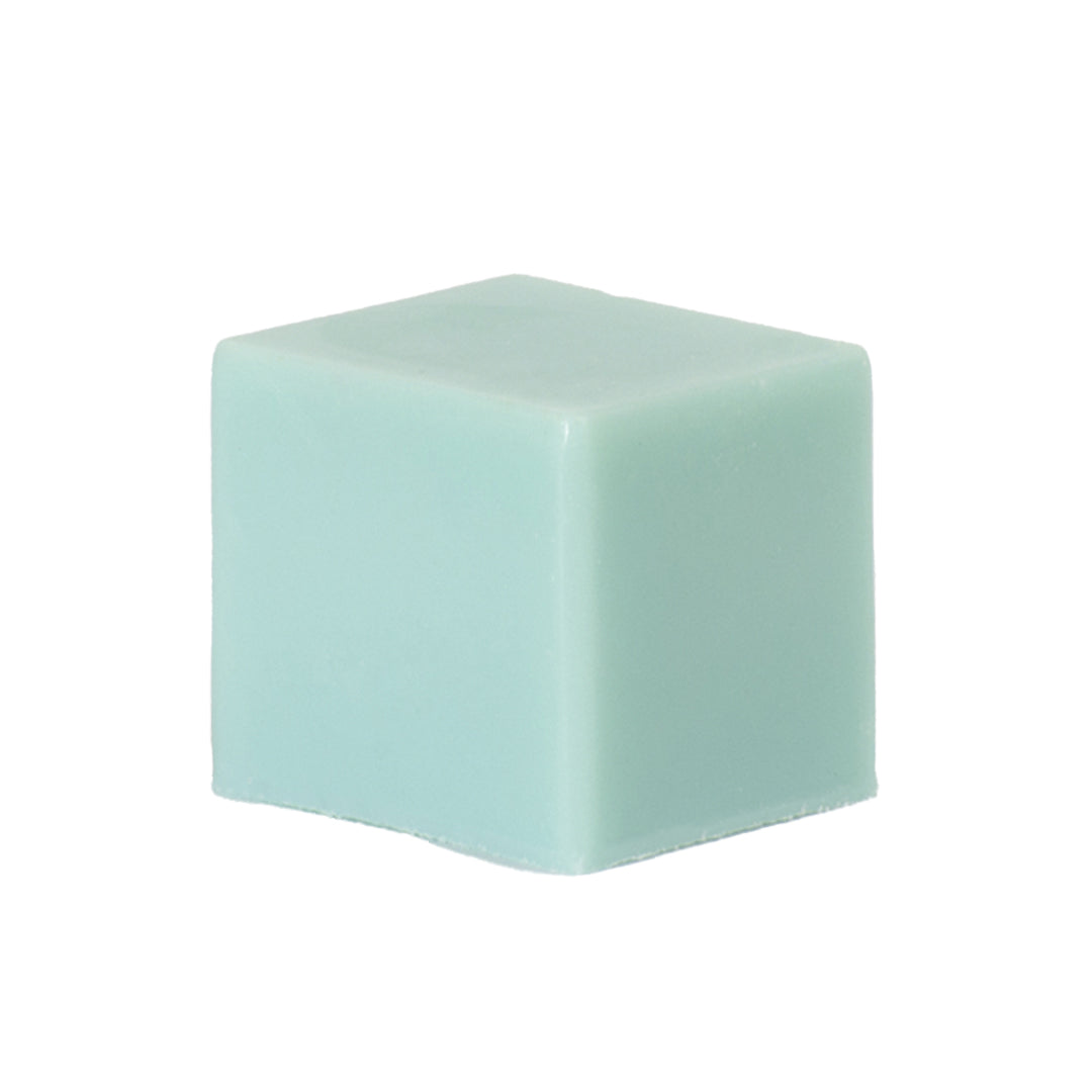 Bougie couleur turquoise pastel