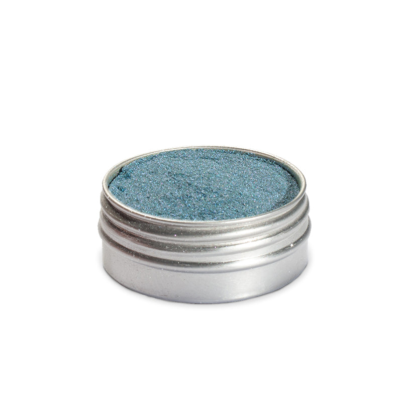 Blue Green farbiges natürliches Mica powder glimmer glitzer für kerzen und seifen zum selber machen