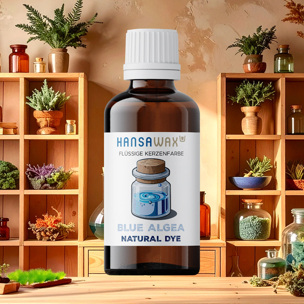 Natural Candle Dye: Blue Algea