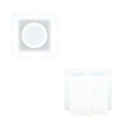 Silicone mold: Cube-shaped tea light holder M