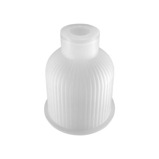 Silikonform zur Herstellung einer kleinen Vase mit Gießmasse wie Jesmonite, Keraflott oder Raysin