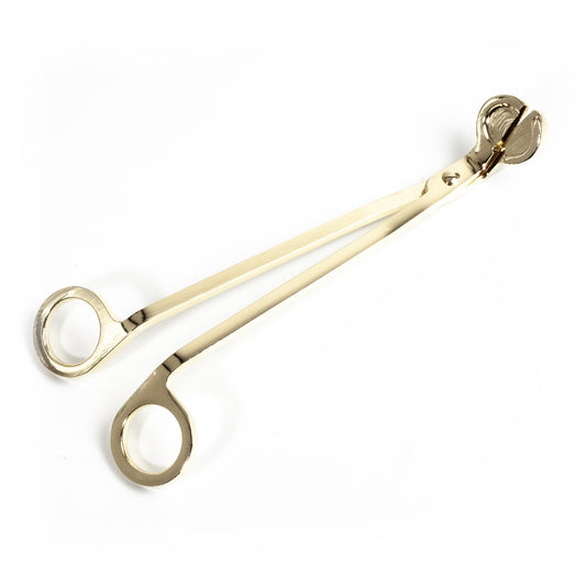 Wick scissors in gold