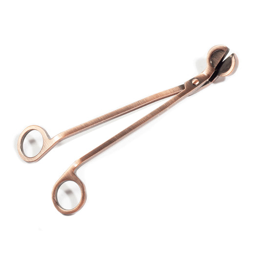 Wick scissors in antique copper