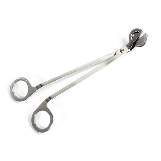 Wick scissors in silver