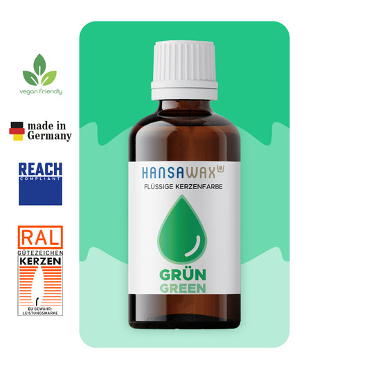 Colorant liquide pour bougies : Vert