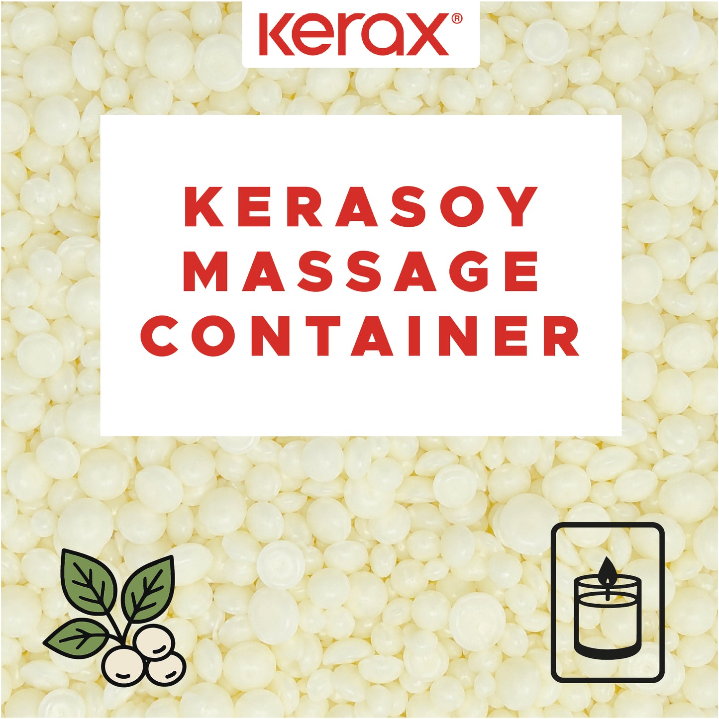 kerax kerasoy massage container sojawachs für massagekerzen