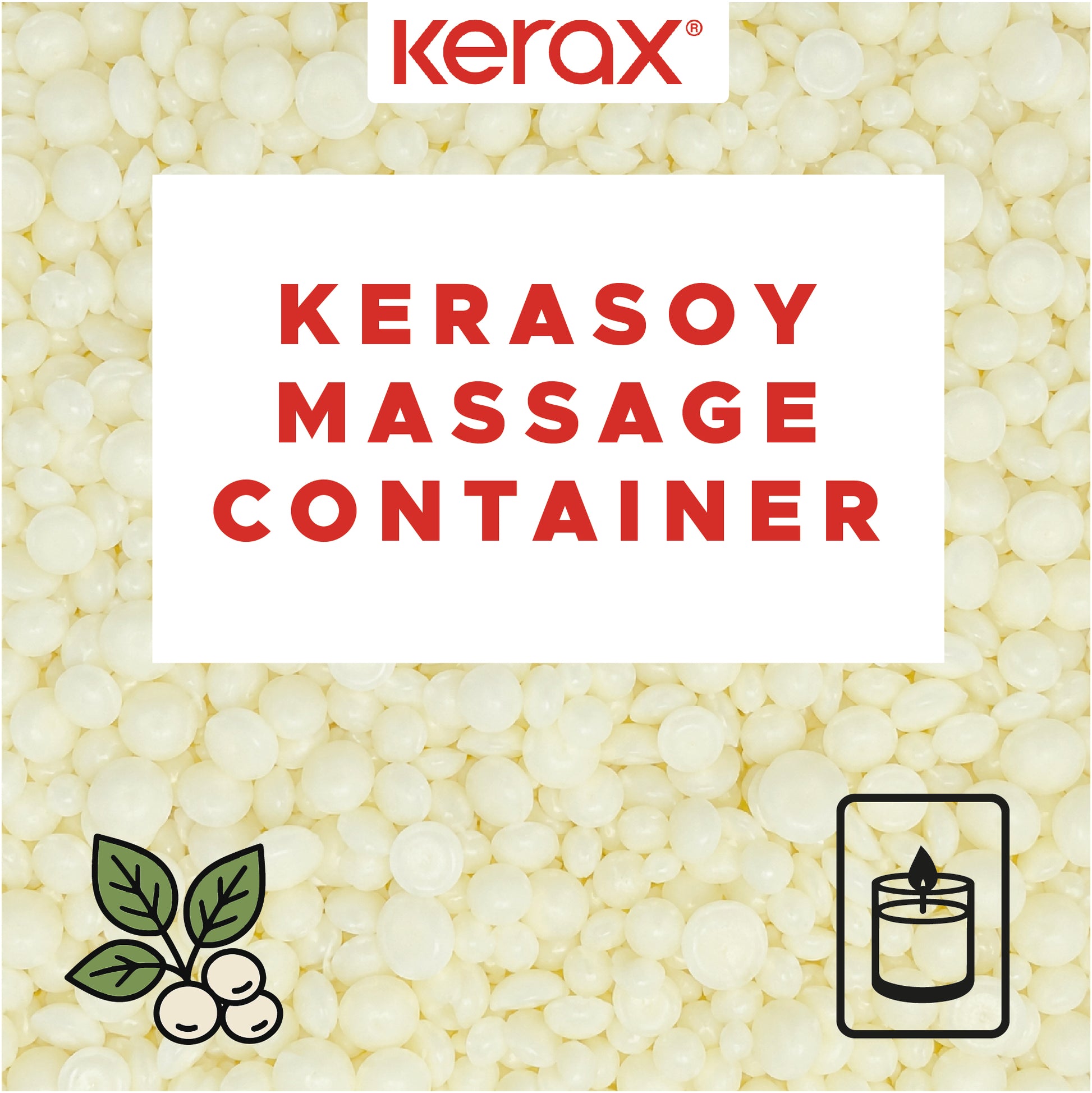 kerax kerasoy massage container sojawachs für massagekerzen