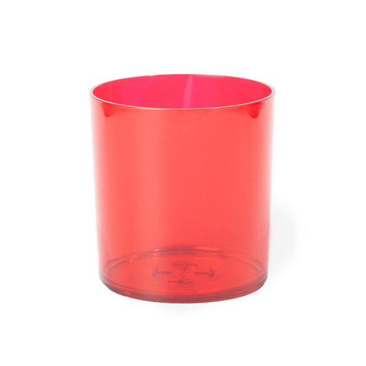 Pot à bougie Polly Rouge 250ml 