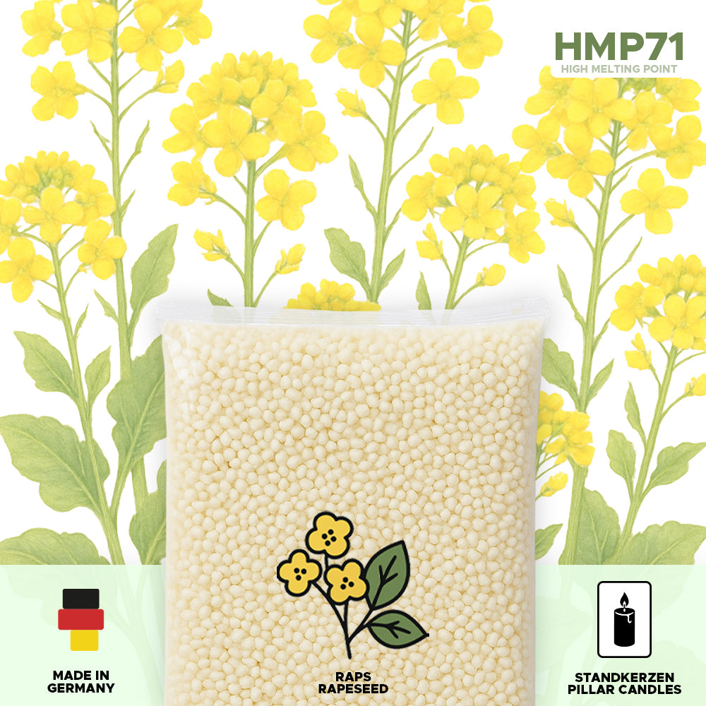 Pastilles de cire de colza pour bougies sur pied