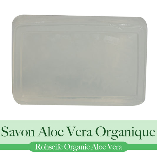 Raw Soap Organic Aloe Vera 'Savon Aloe Vera Organique'