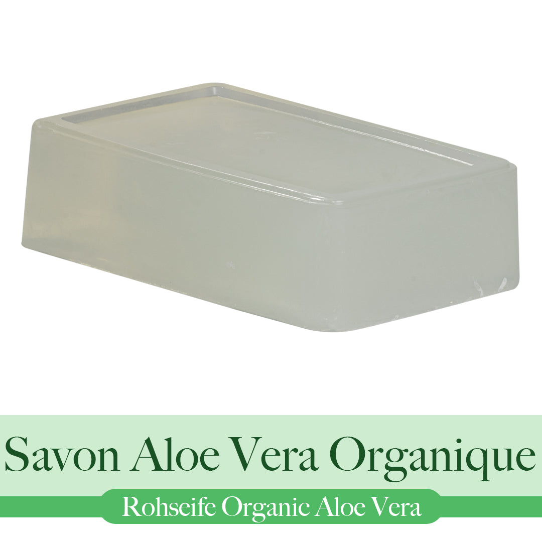 Raw Soap Organic Aloe Vera 'Savon Aloe Vera Organique'