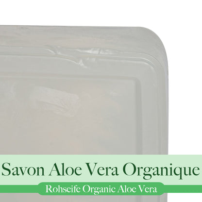 Raw Soap Organic Aloe Vera 'Savon Aloe Vera Organique'
