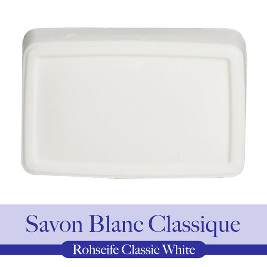 Raw soap Classic White 'Savon Blanc Classique'