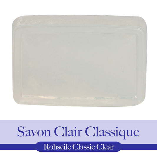 Raw soap Classic Clear 'Savon Clair Classique'